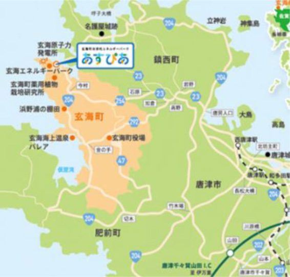 見学先周辺マップ